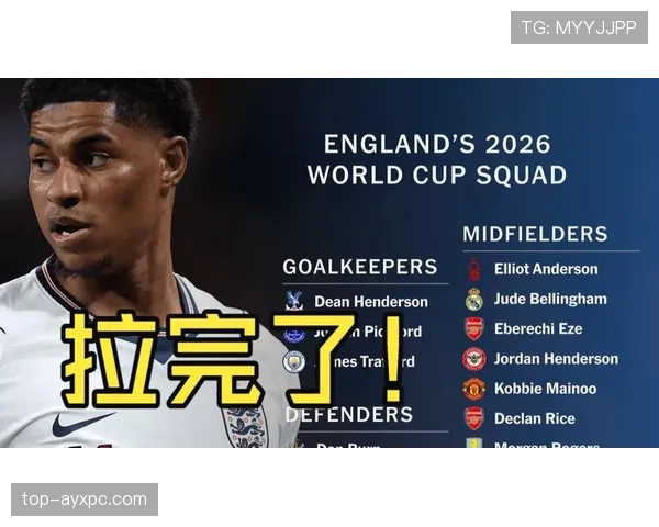英格兰队2026世界杯前景分析：阵容实力与出线形势预测